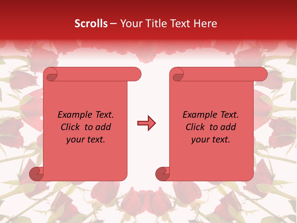 Beauty Text Giving PowerPoint Template