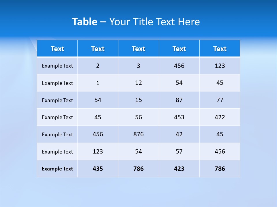 A White Paper Airplane On A Blue Background PowerPoint Template