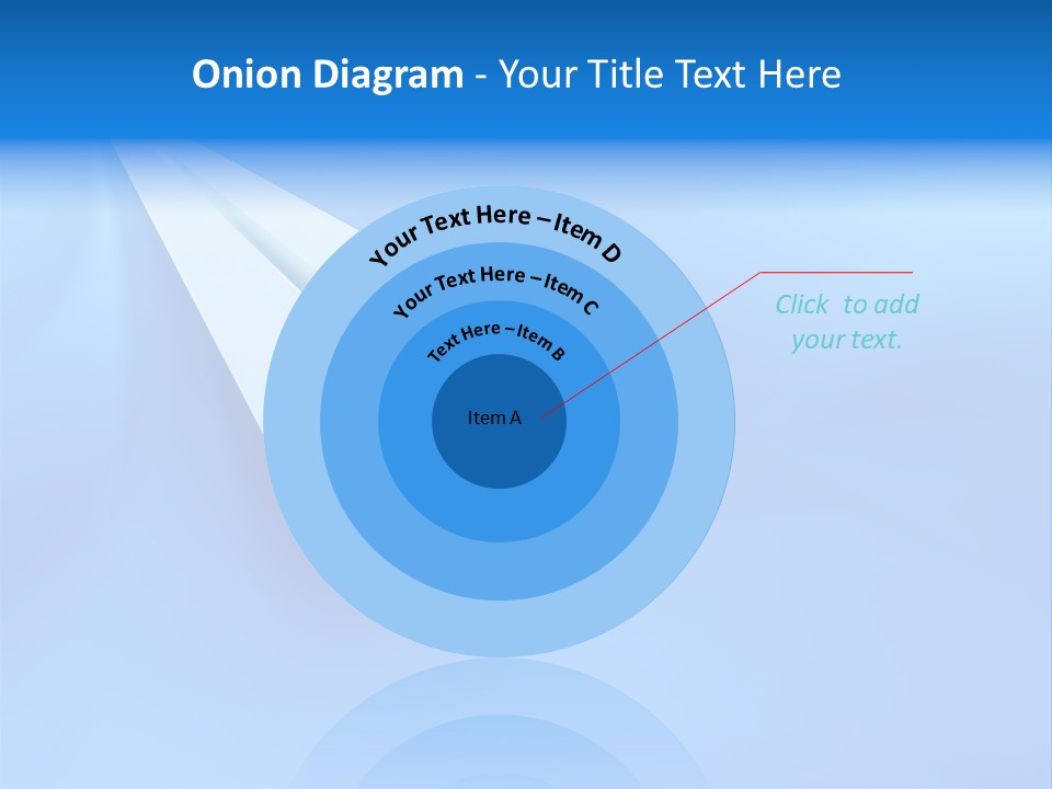 A White Paper Airplane On A Blue Background PowerPoint Template