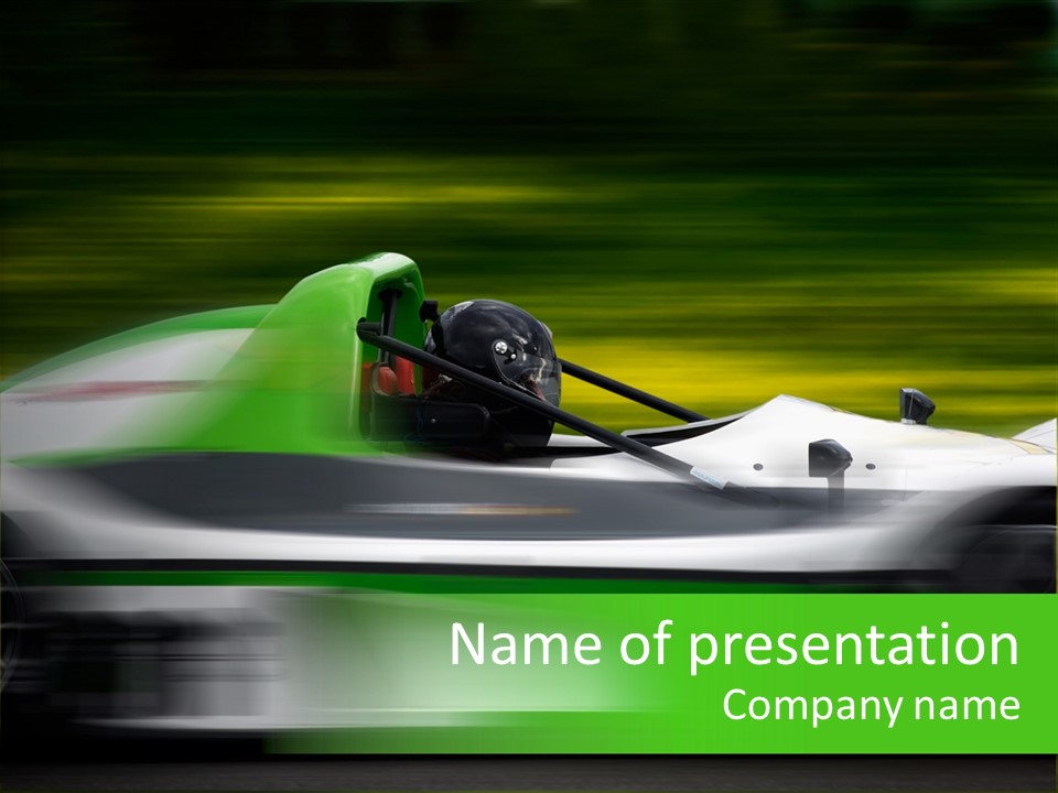 Extreme Car Auto PowerPoint Template