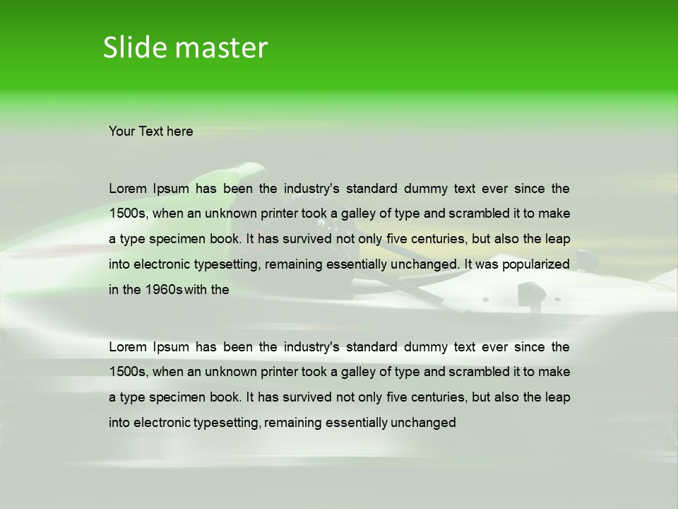 Extreme Car Auto PowerPoint Template