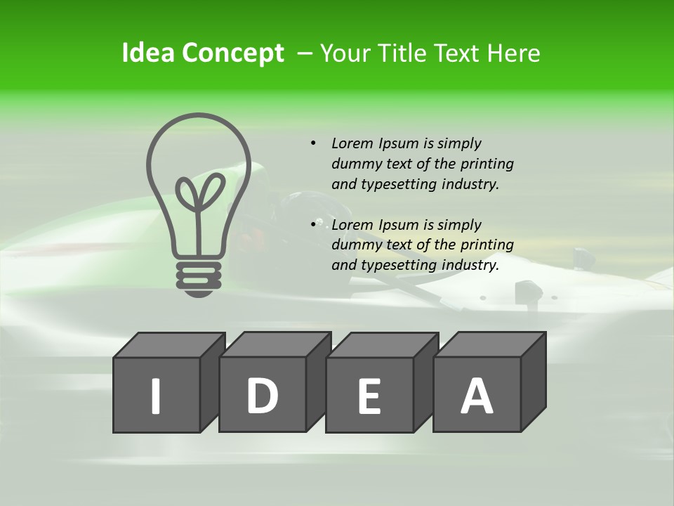 Extreme Car Auto PowerPoint Template