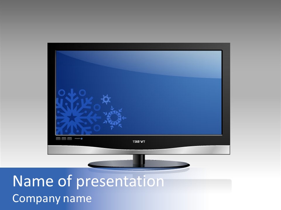 Screen Wide Screen Futuristic PowerPoint Template