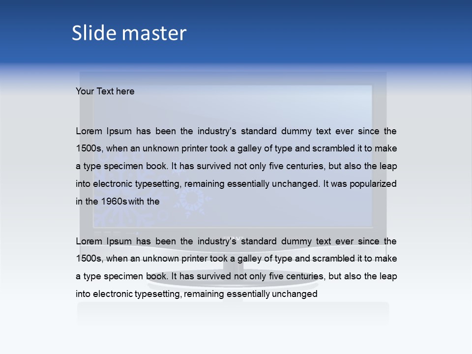 Screen Wide Screen Futuristic PowerPoint Template