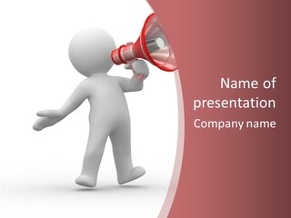 Loud Assert Talk PowerPoint Template