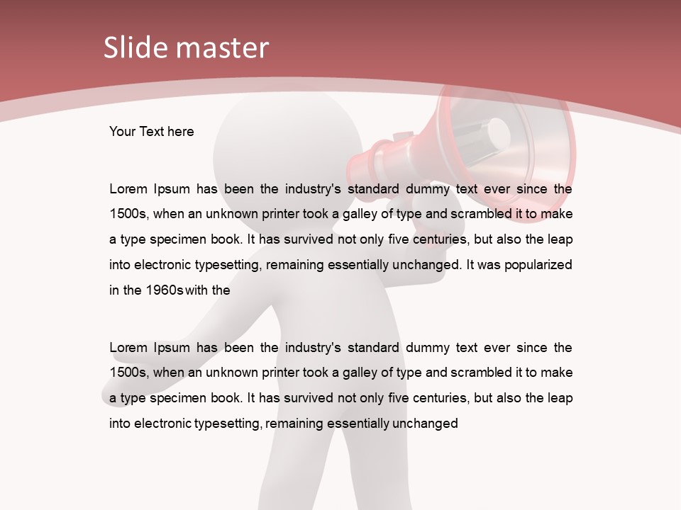 Loud Assert Talk PowerPoint Template