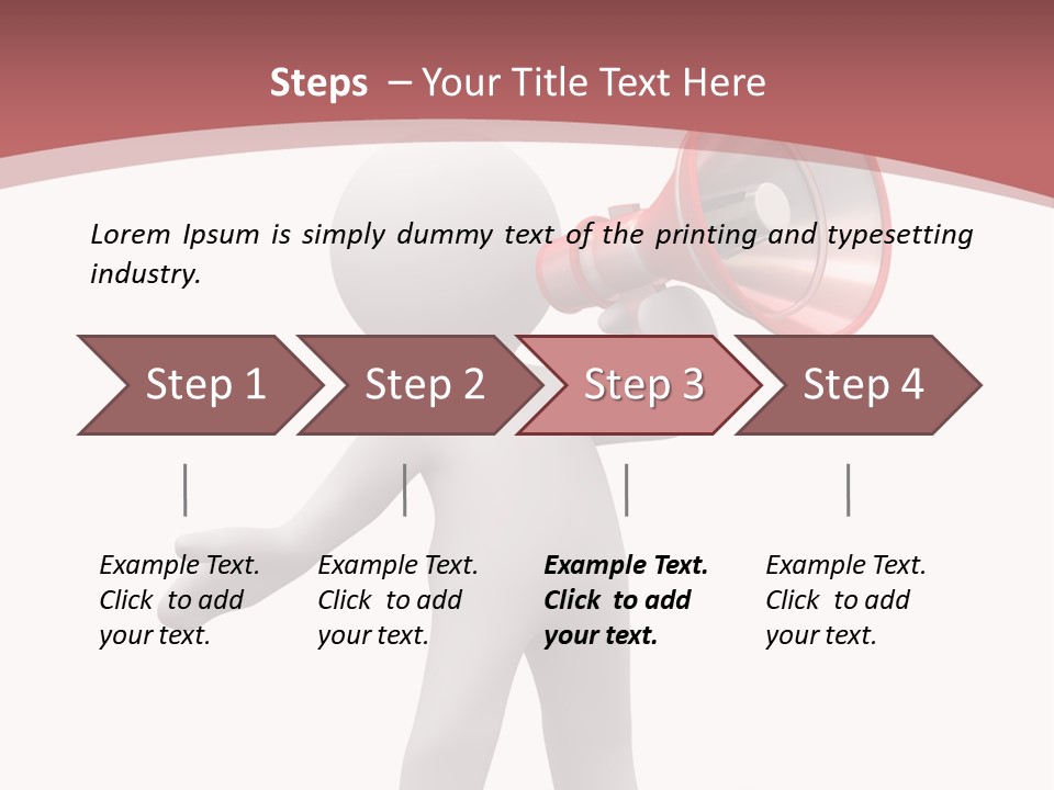 Loud Assert Talk PowerPoint Template