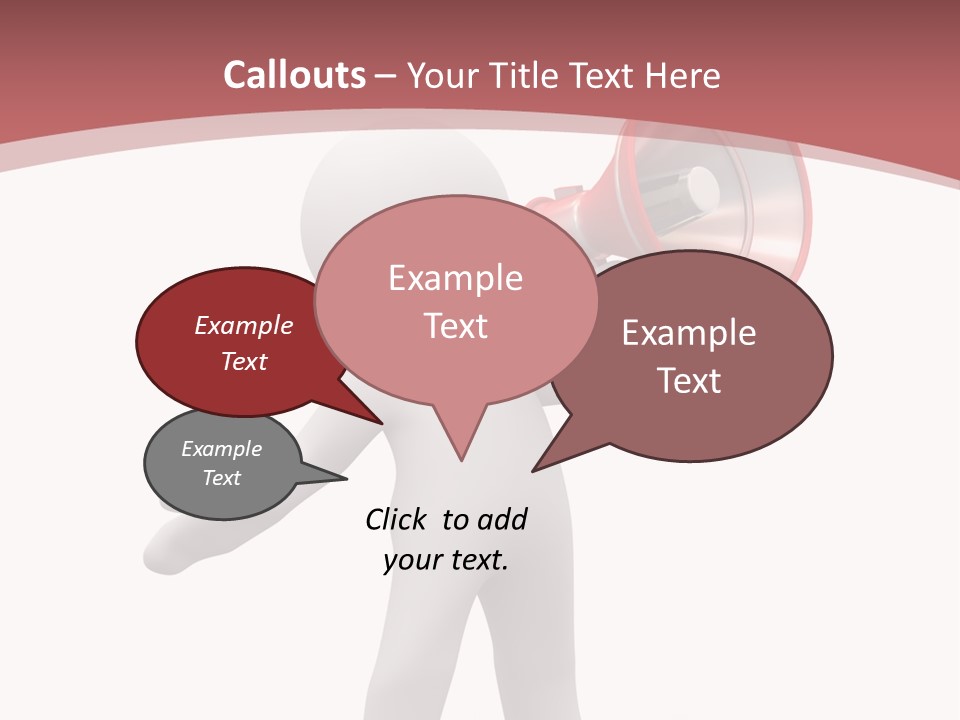 Loud Assert Talk PowerPoint Template