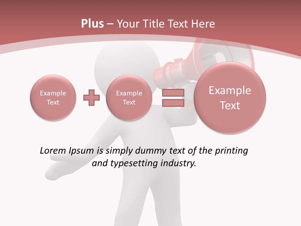 Loud Assert Talk PowerPoint Template