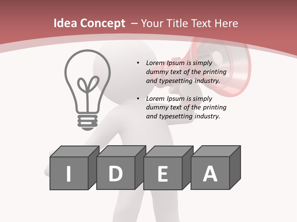 Loud Assert Talk PowerPoint Template