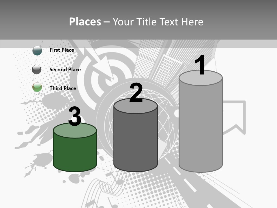 Scenic Ecology City PowerPoint Template