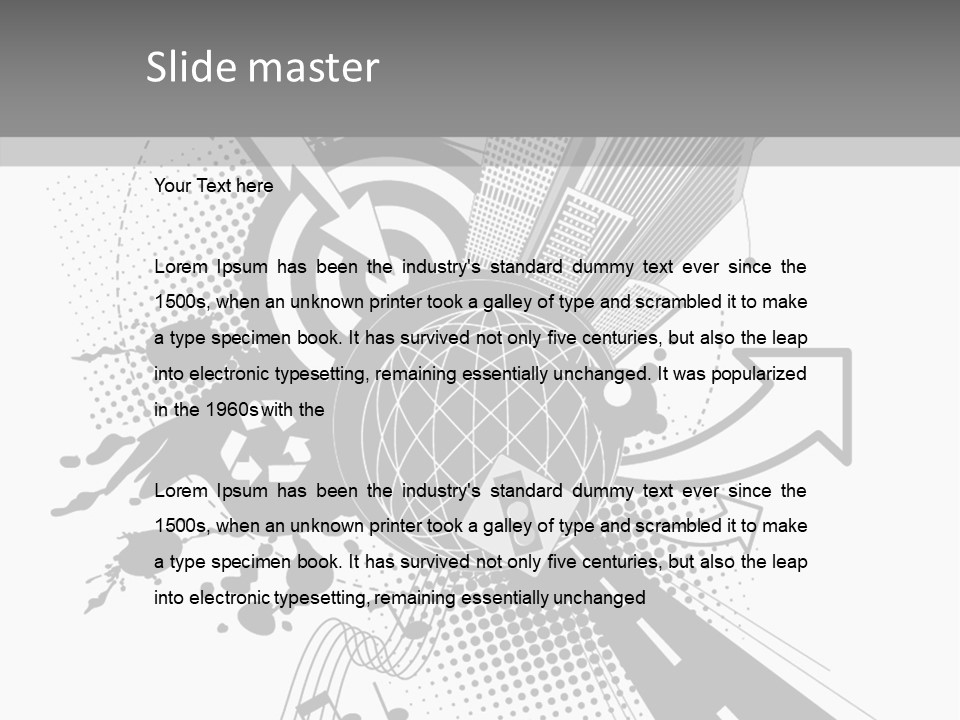 Scenic Ecology City PowerPoint Template