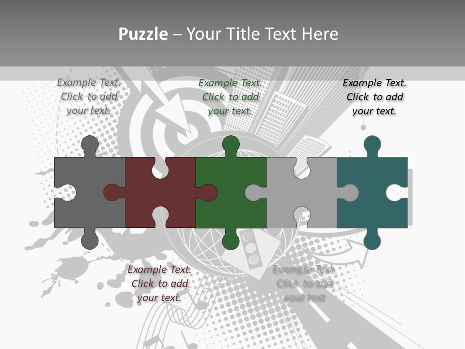 Scenic Ecology City PowerPoint Template