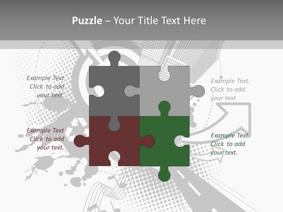 Scenic Ecology City PowerPoint Template