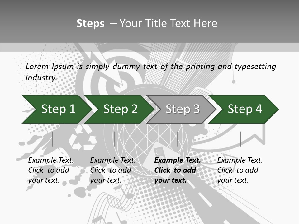 Scenic Ecology City PowerPoint Template