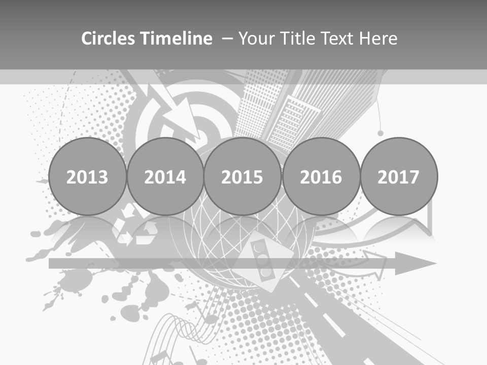 Scenic Ecology City PowerPoint Template