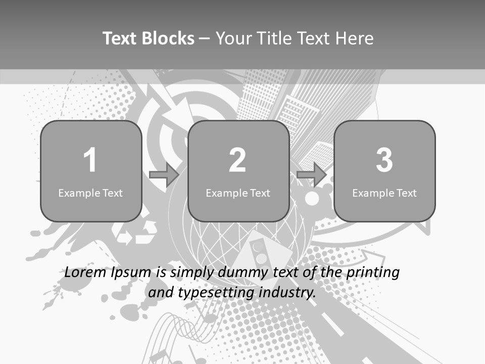 Scenic Ecology City PowerPoint Template