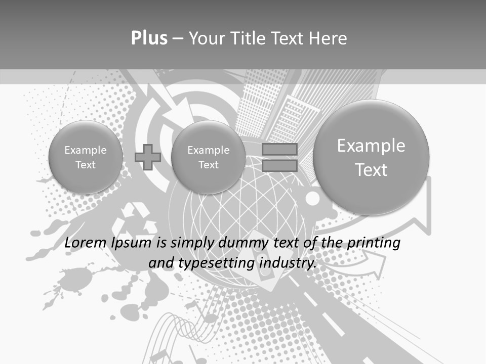 Scenic Ecology City PowerPoint Template