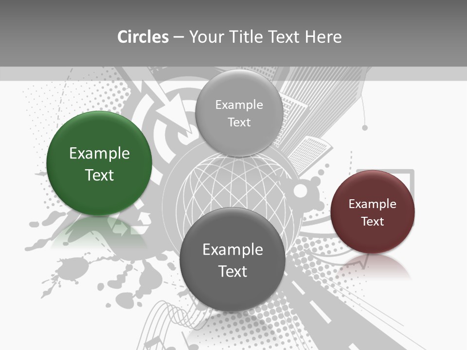 Scenic Ecology City PowerPoint Template