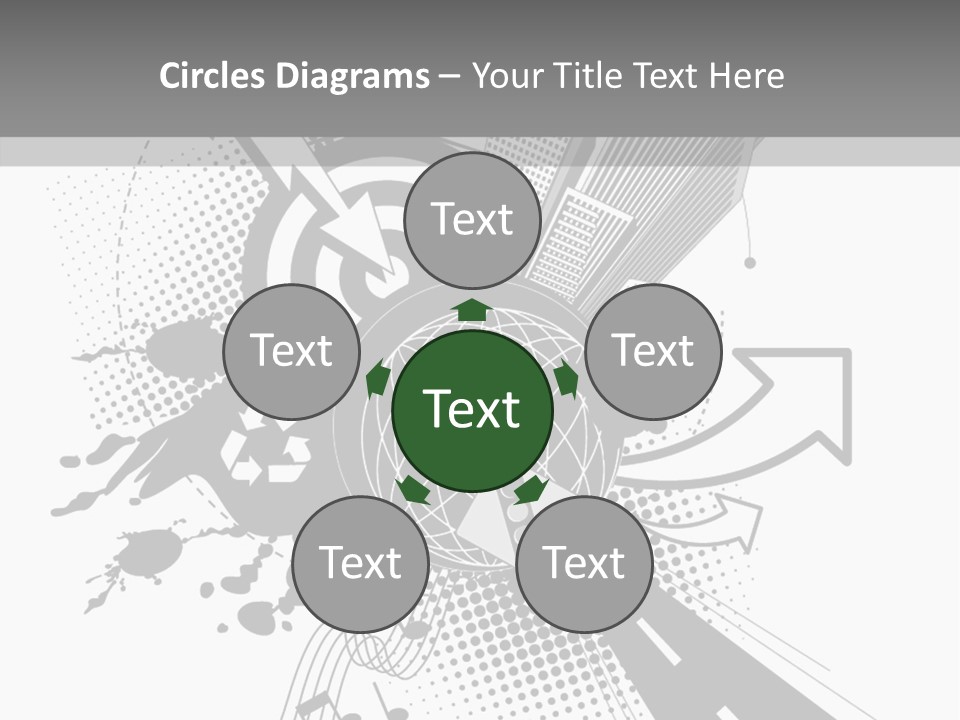 Scenic Ecology City PowerPoint Template