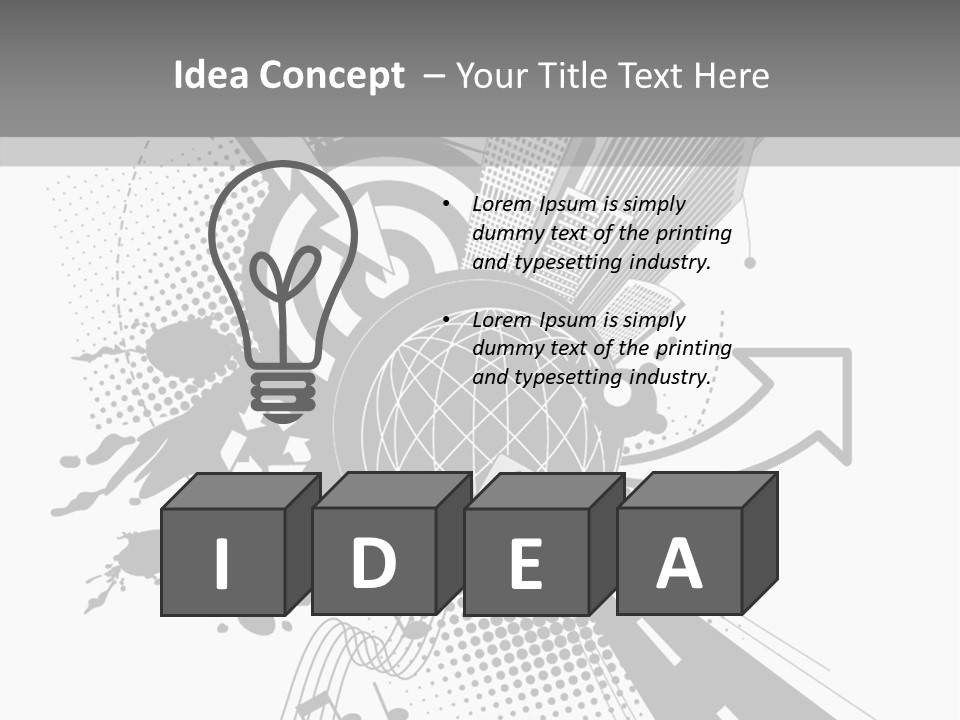 Scenic Ecology City PowerPoint Template