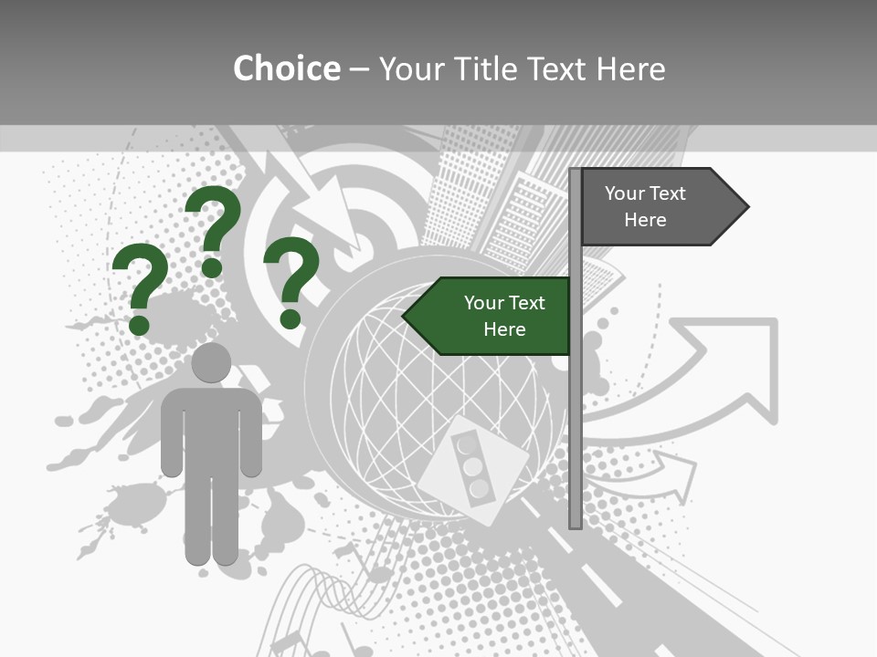 Scenic Ecology City PowerPoint Template