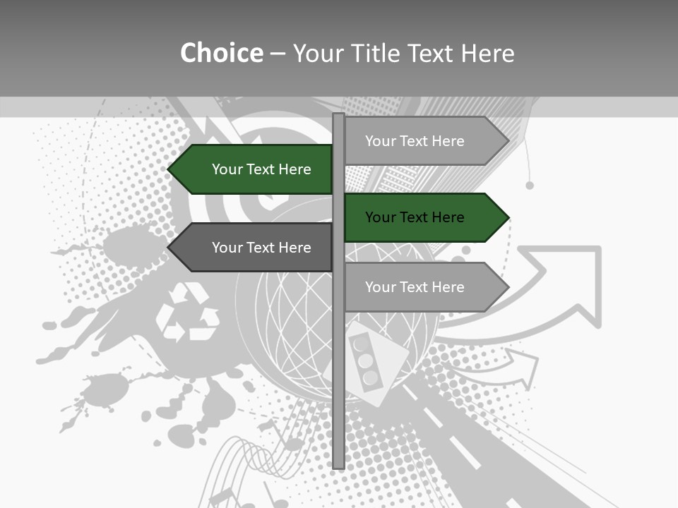 Scenic Ecology City PowerPoint Template
