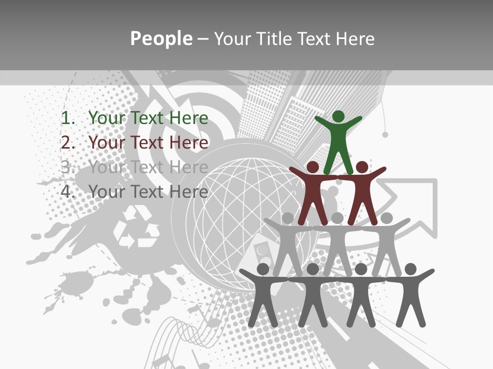 Scenic Ecology City PowerPoint Template