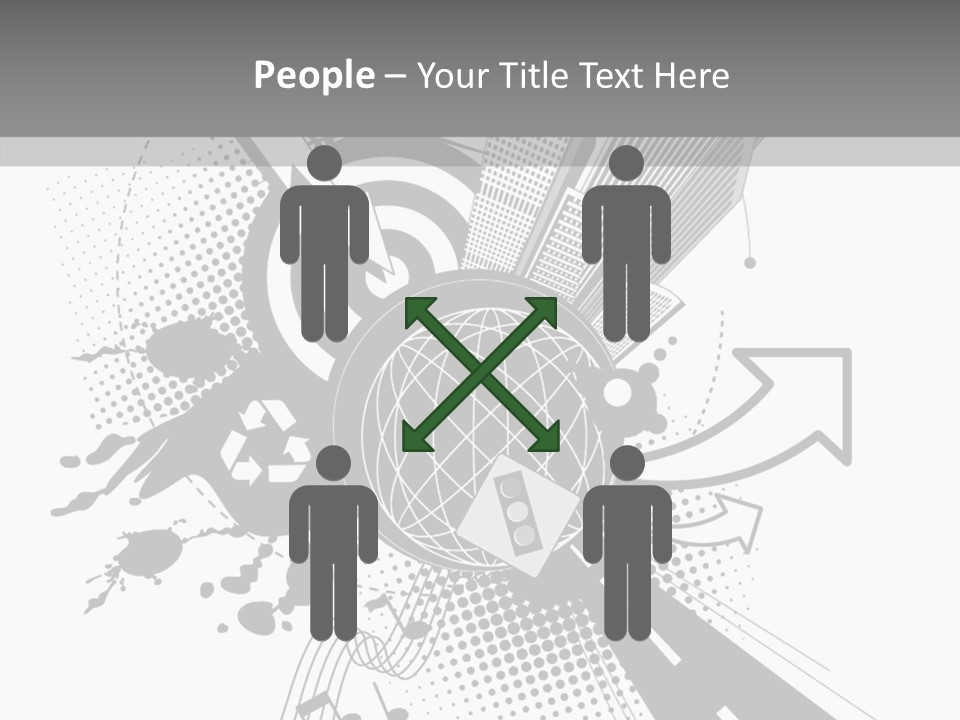 Scenic Ecology City PowerPoint Template