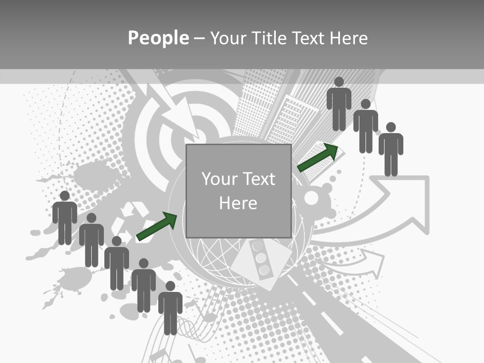 Scenic Ecology City PowerPoint Template