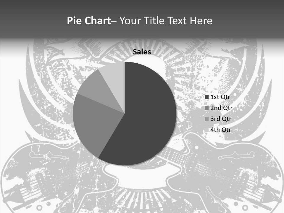 Rock Guitar Tattoo PowerPoint Template