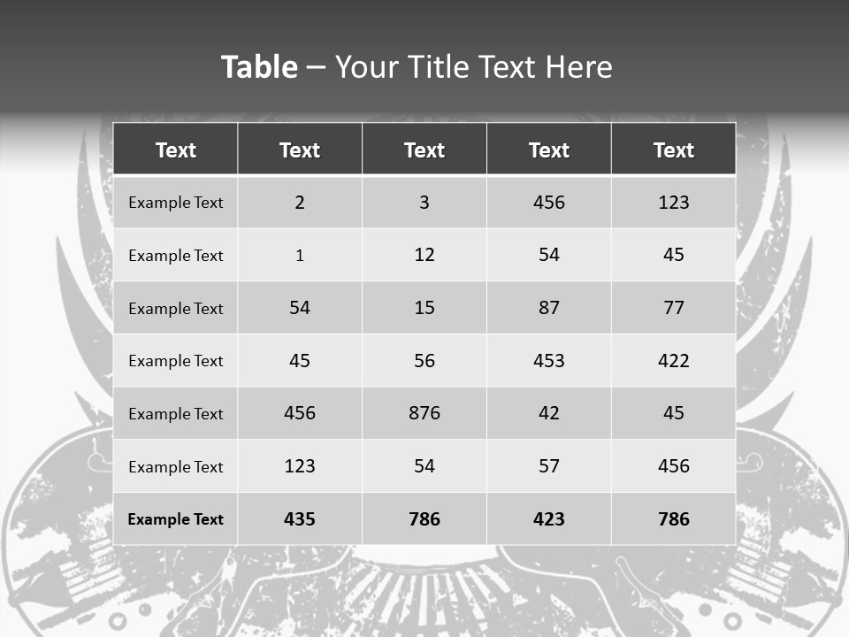 Rock Guitar Tattoo PowerPoint Template