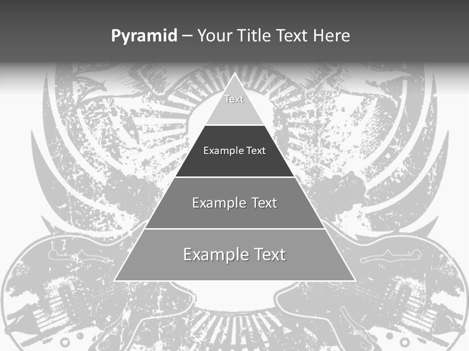 Rock Guitar Tattoo PowerPoint Template