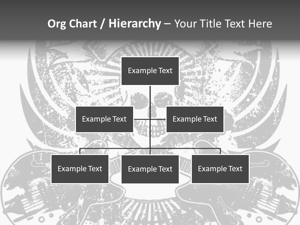 Rock Guitar Tattoo PowerPoint Template