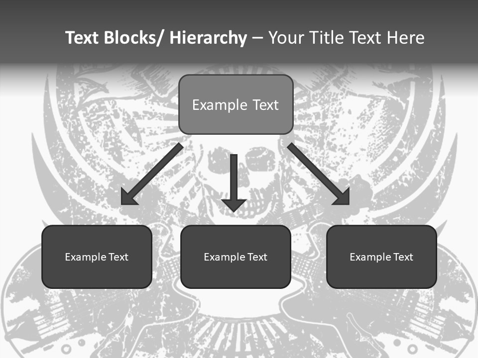 Rock Guitar Tattoo PowerPoint Template