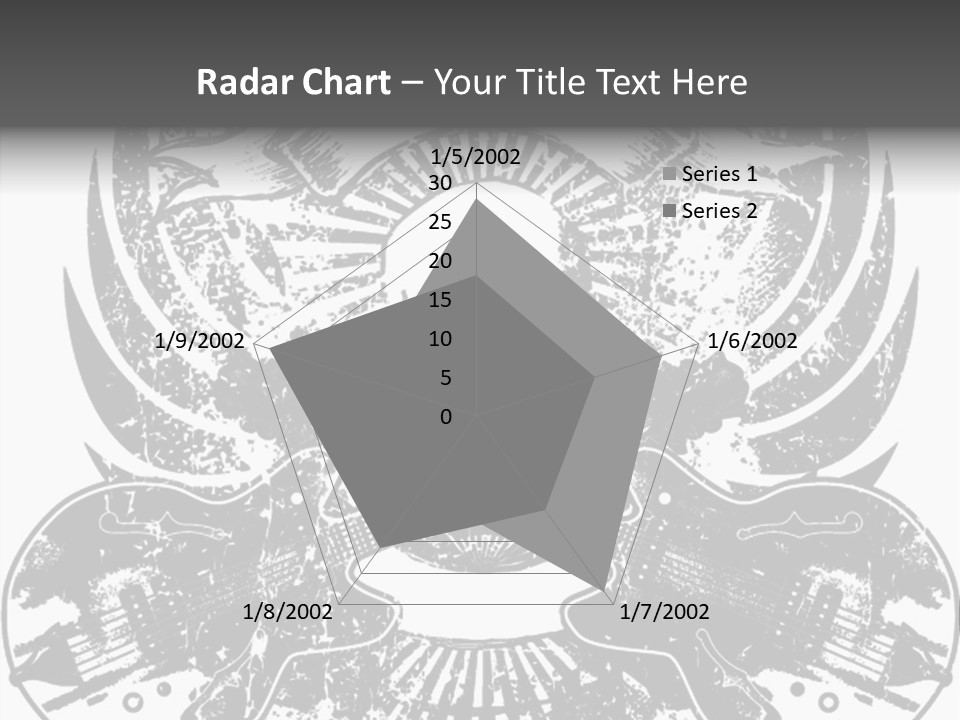 Rock Guitar Tattoo PowerPoint Template