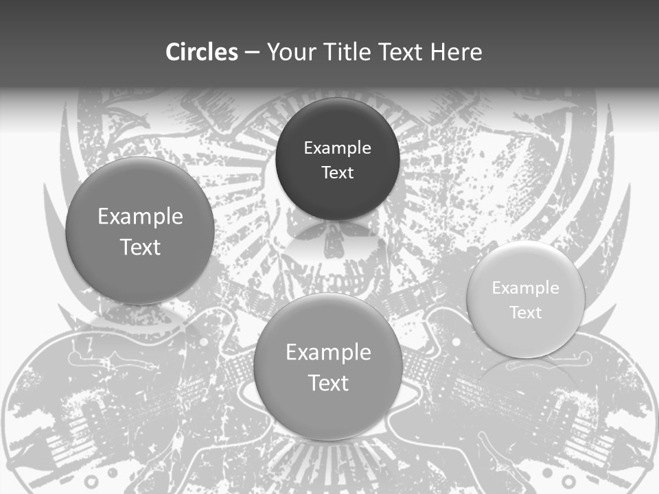 Rock Guitar Tattoo PowerPoint Template