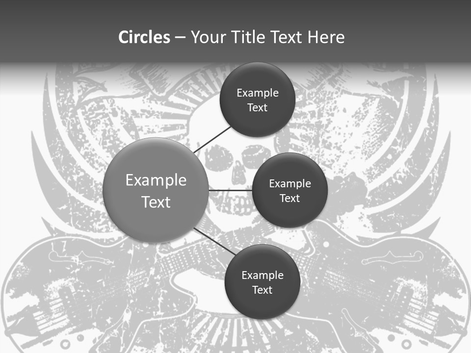 Rock Guitar Tattoo PowerPoint Template