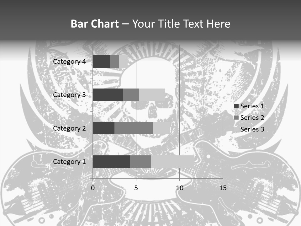 Rock Guitar Tattoo PowerPoint Template