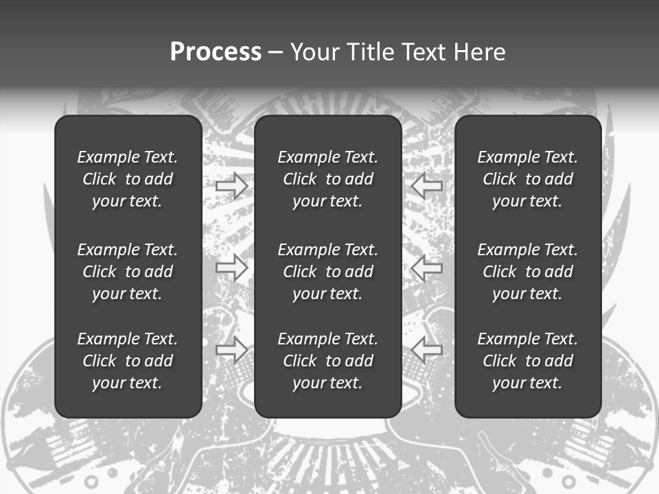 Rock Guitar Tattoo PowerPoint Template