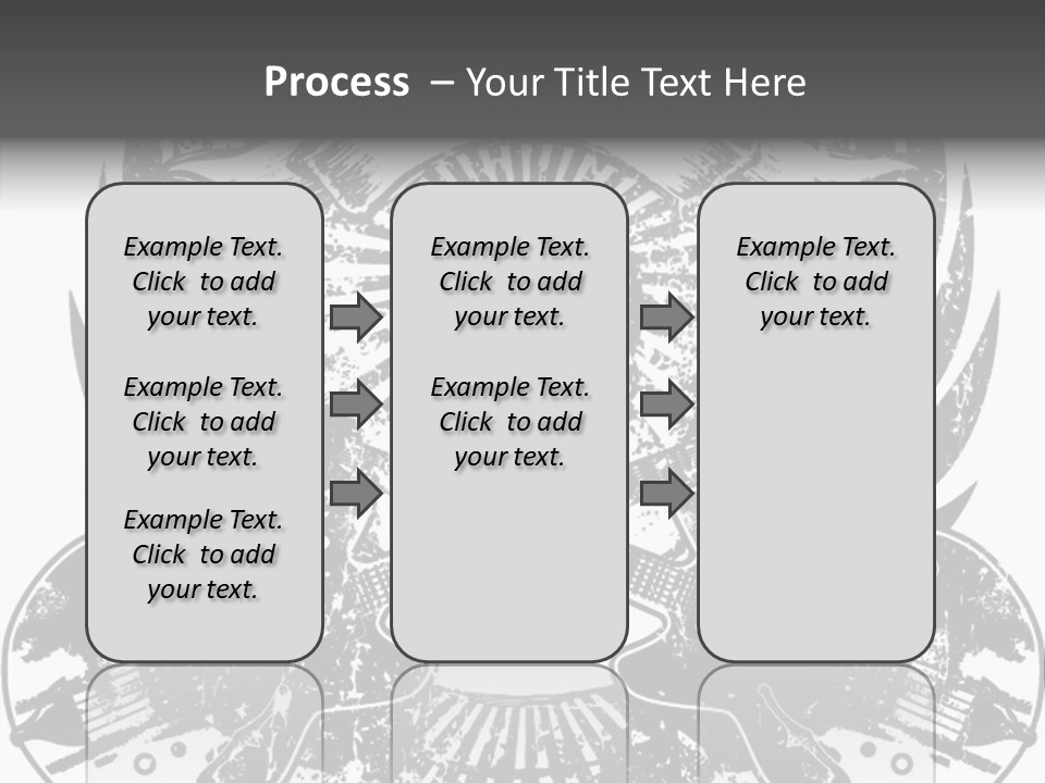 Rock Guitar Tattoo PowerPoint Template
