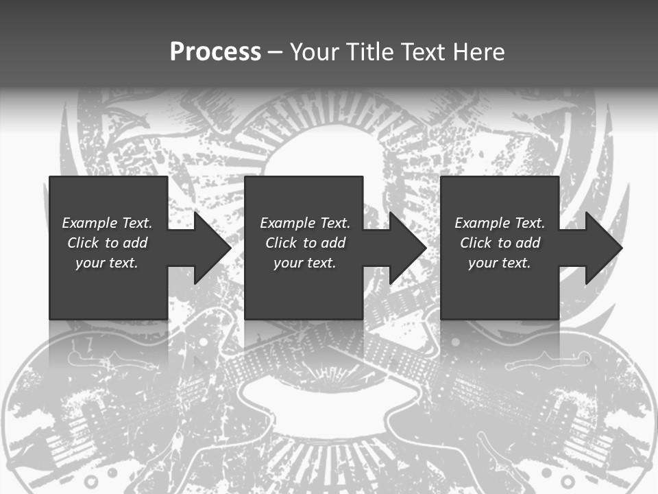 Rock Guitar Tattoo PowerPoint Template