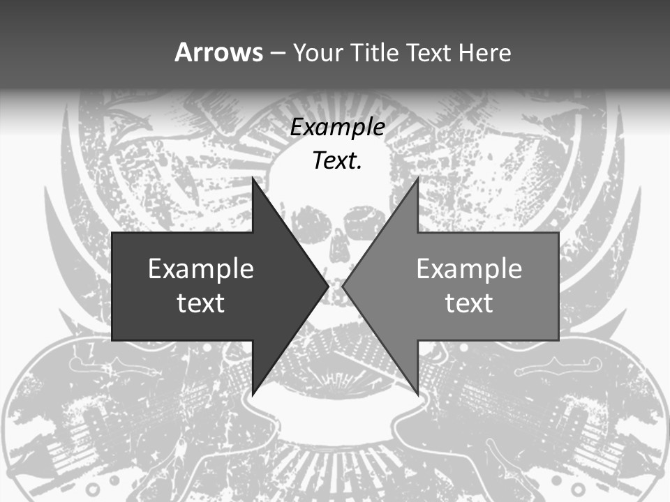 Rock Guitar Tattoo PowerPoint Template