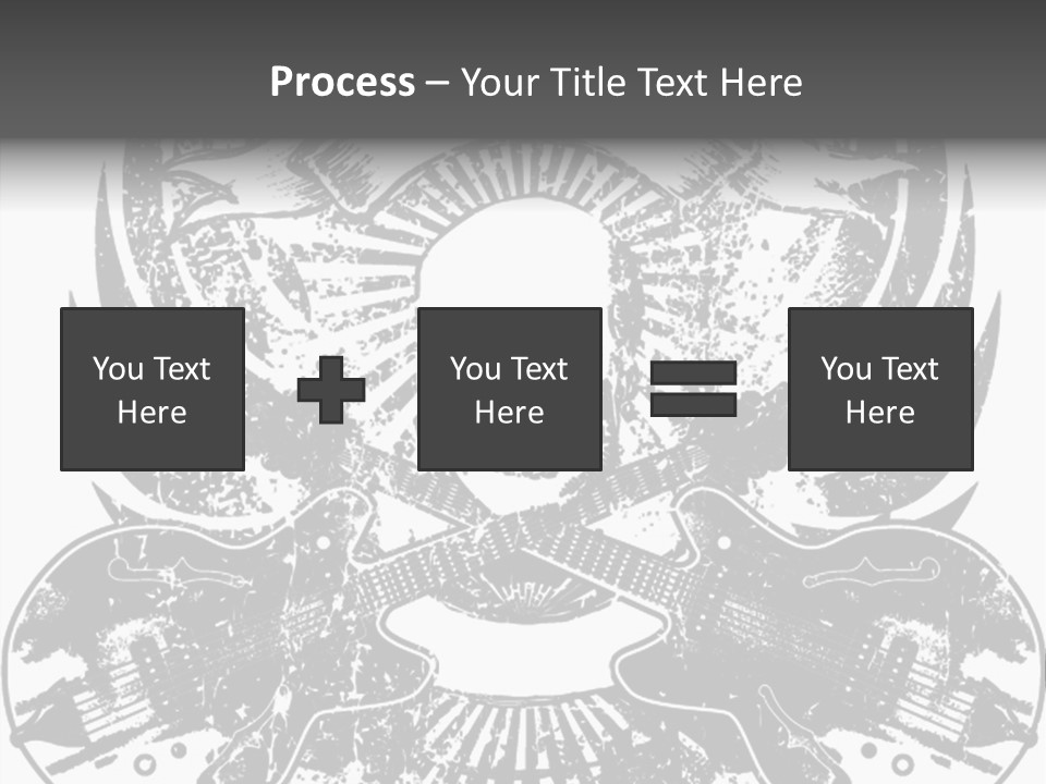 Rock Guitar Tattoo PowerPoint Template