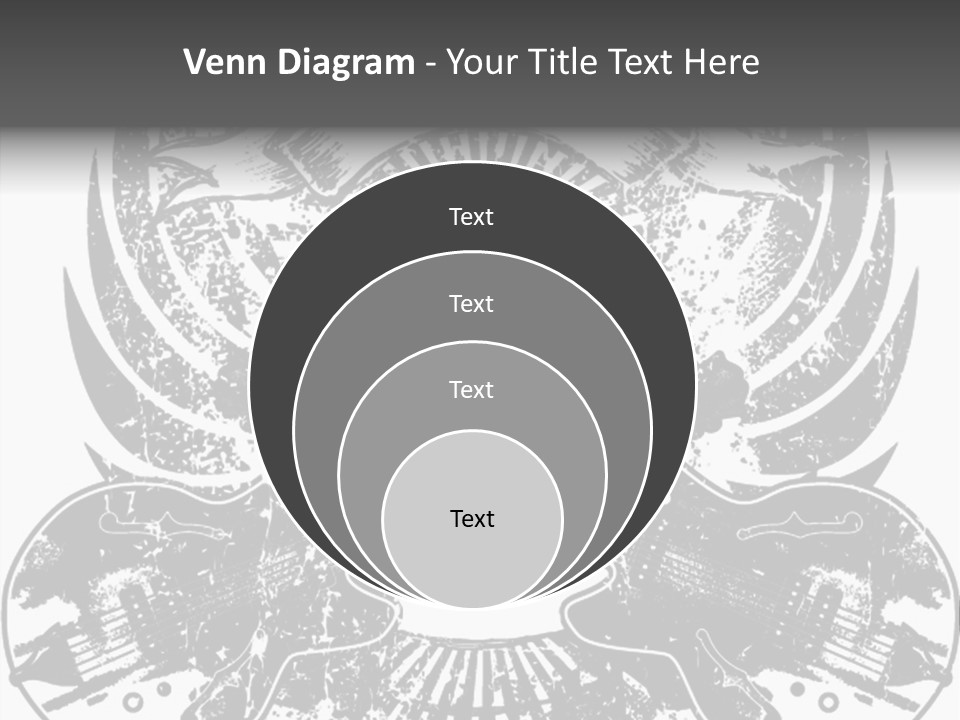 Rock Guitar Tattoo PowerPoint Template