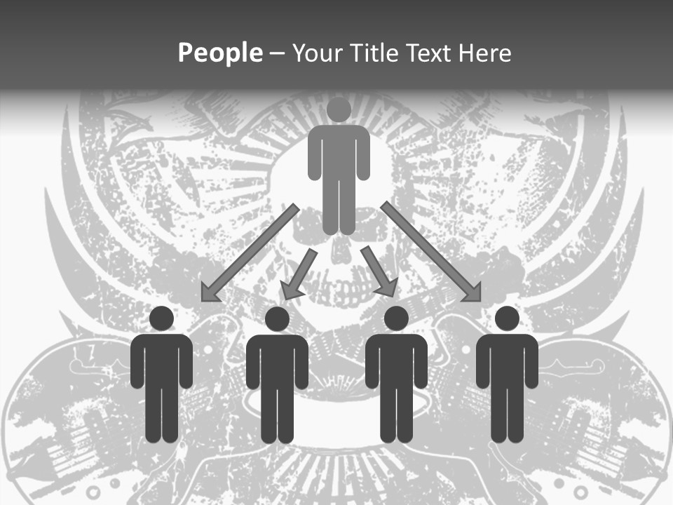 Rock Guitar Tattoo PowerPoint Template