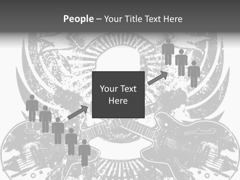 Rock Guitar Tattoo PowerPoint Template