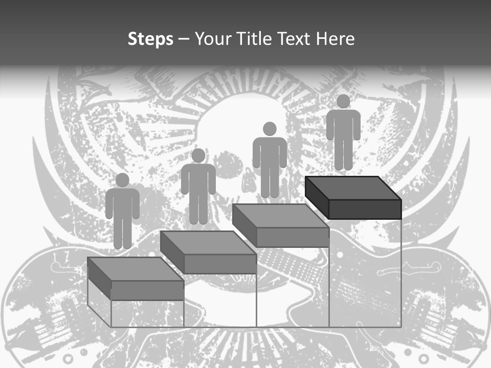 Rock Guitar Tattoo PowerPoint Template