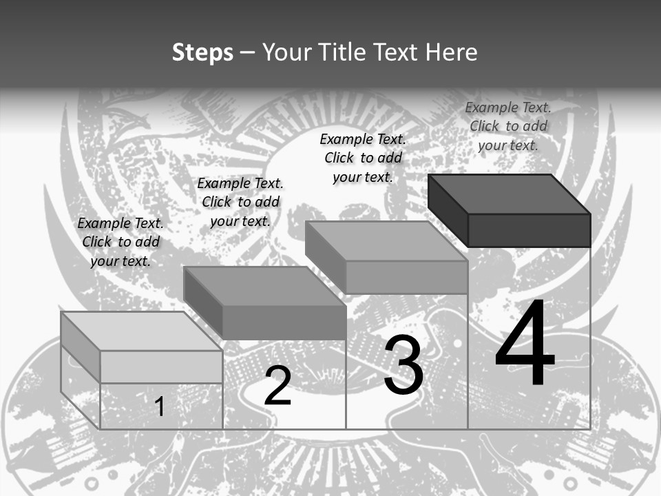 Rock Guitar Tattoo PowerPoint Template