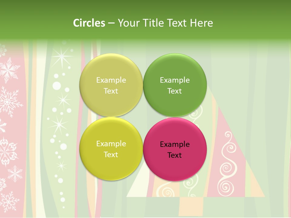 A Green And Red Abstract Powerpoint Presentation PowerPoint Template